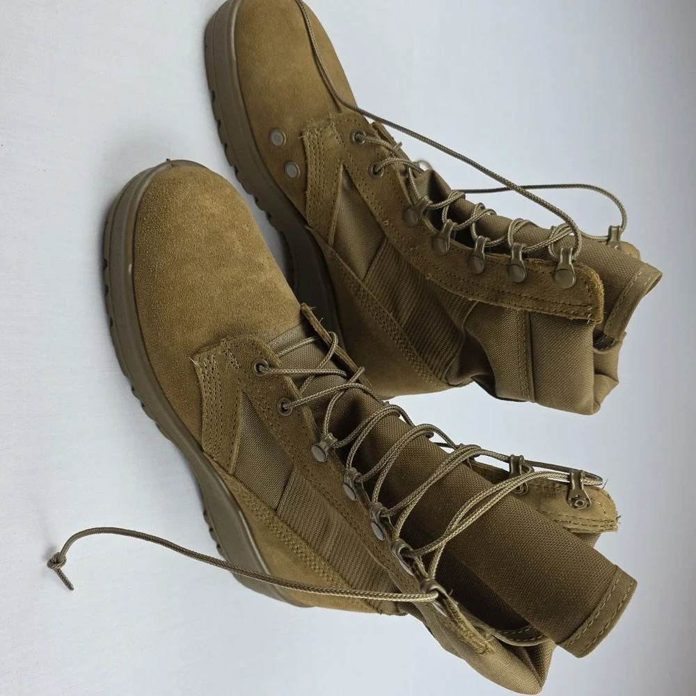 Belleville 798 Hot Weather Army Combat Boot Mens 7 R Coyote Brown Suede Nylon
